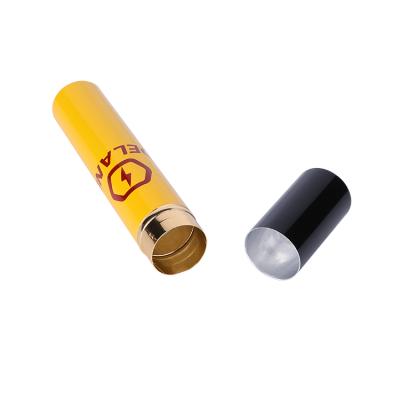 China High Quality Cigar Aluminum Tube Deluxe Metal Morden Screw Cap Cigar Tube Packaging for sale