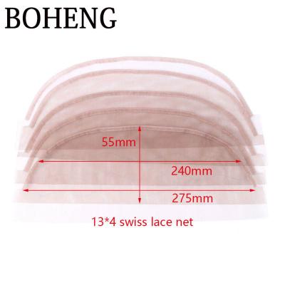 China Top lace frontal closure net for wig making 4*4 inch 13*4 inch Lace Net For Make Wigs Closure Front Base Hair Net Wig Accessory Other Hair Styling Tools wig caps for making for sale