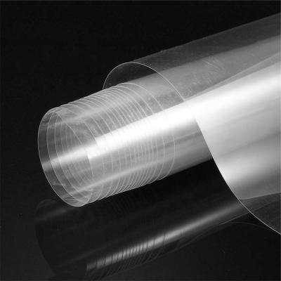 China Clear PET Sheet 0.4mm Transparant Polyester Mylar Foil Film Micron Hard Material for sale