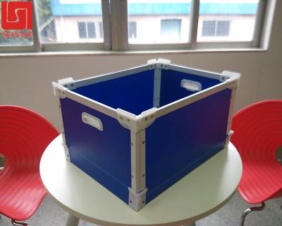 China Recyclable Custom PP Corrugated Plastic Tool Storage Foldable Movable Food Packaging Boxes for sale