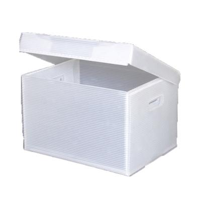 China Recyclable PP Corrugated Plastic Folder Hollow Turnover Transport Box for sale