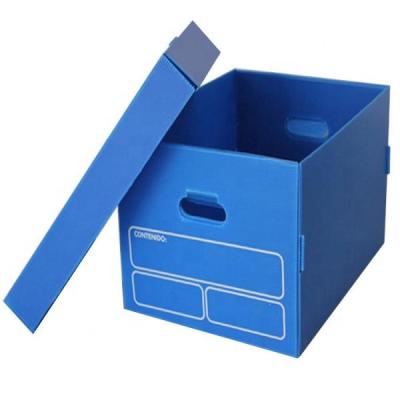 China Custom Viable Foldable Plastic Corrugated Collapsible Storage Box for sale