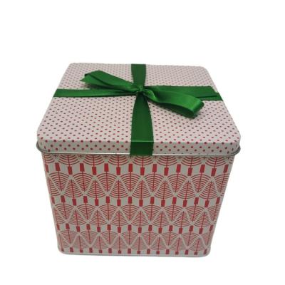 China Professional Custom Cookies Food Storage Metal Box With Tin Plate Material for sale