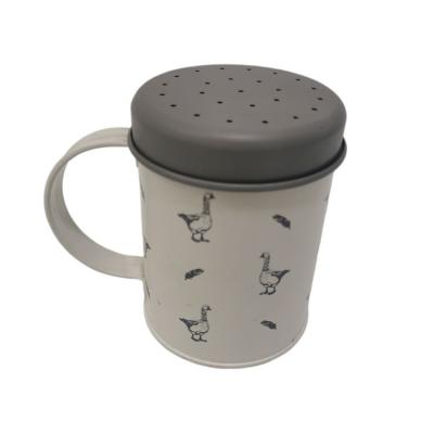 China 2021 Sustainable Design Simple Design Metal Gift Coffee Mug Dia7.5x10h Cm With Lid for sale