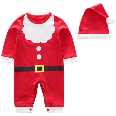 China Breathble Ropa De Bebe Hot Selling Newborn Infant Cozy Christmas Baby Clothes Romper Boy Cotton Baby Clothes Set for sale