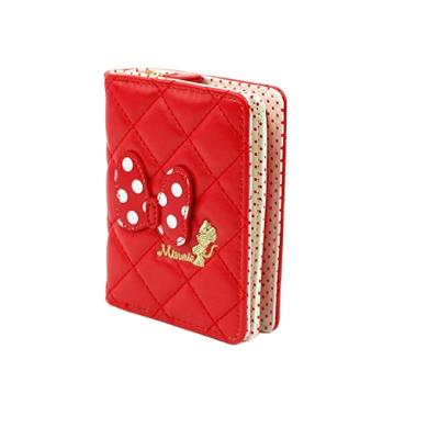 China Hot-selling standard factory wholesale standard zipper Disney PU ladies purse wallet for sale