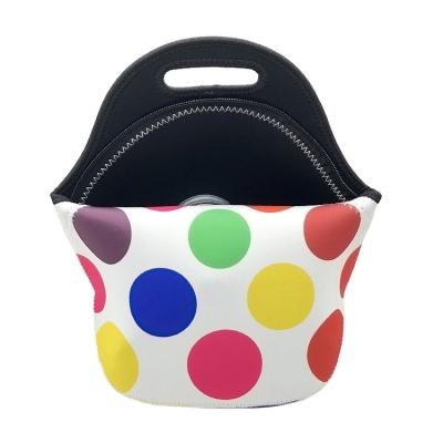 China Waterproof Printing Tote Bags Cooler Picnic Food Lunch Box Bag Customized Personalized Lunch Bag for sale