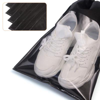 China Wholesale Custom Logo Shoe Dust Bag Nonwoven For Handbags Shoes Drawstring Jewelry Pouches Shoe Bag For Travel for sale