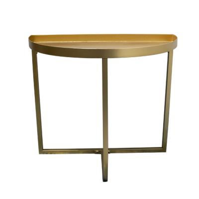 China Small minimalist end table best-selling furniture for living room and bedroom sofa side table tray folding gold tray center table for sale