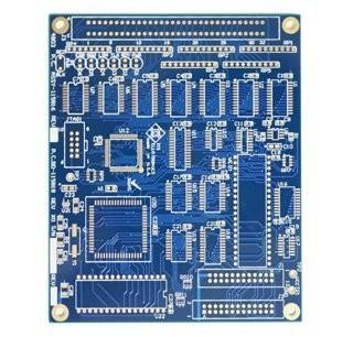 China Buy Power Supply Thick Copper Blue circuit board copper Fr4 PCB for sale