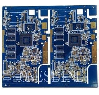 China Blauw High Density Interconnect HDI PCB Arduino Uno 4 laag Te koop