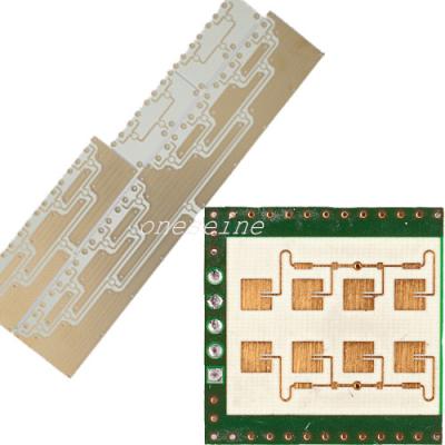 China Efficiëntie Toepassingen Microwave RF Printed Circuit Board met 4 mil Minimum Trace Spacing en 1OZ Cu Thk Te koop