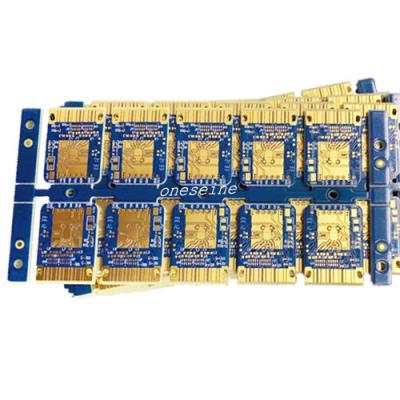 China Control de la impedancia de Rogers PCB placa desnuda con tecnología de superficie HASL y Multilayer apilar en venta