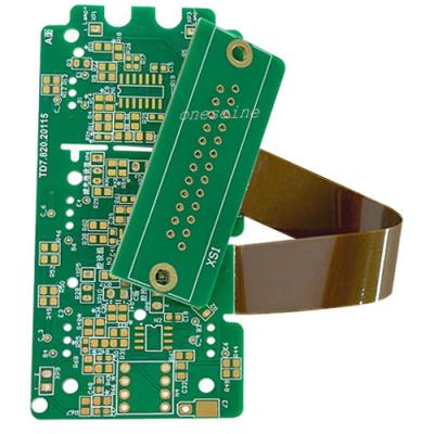 China Pyralux Polyimide 4 Layer Rigid And Flexible Pcb Fabrication 1Oz Copper for sale