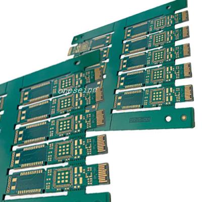 中国 緑色 双面PCB 最大 600mm × 600mm のパネルサイズと溶接耐性色 販売のため