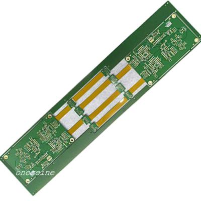 China HDI 8 capas de circuito impreso de placa enterrado agujero ciego PCB rígido y flexible en venta