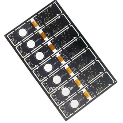 China Fr4 Flex Material PCB rígido flexível Fabricação com superfície de ouro por imersão e 4 camadas à venda