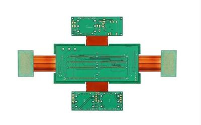 China Immersion Gold Surface Technics Rigid Flex PCB With ±0.25mm Board Outline Tolerance 0.1mm/0.1mm Min. Trace Width / Spacing for sale