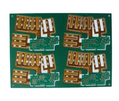 China PCB rígido flexível de 6L personalizado com tolerância de contorno de placa de ± 0,25 mm e perfis de roteamento à venda