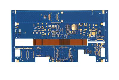 Chine Tolérance de contour de planche ± 0,25 mm Empilage rigide et flexible avec une largeur de trace minimale / espacement de 0,1 mm / 0,1 mm à vendre