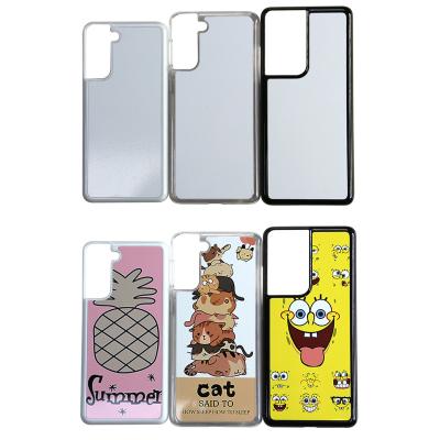 China Prosub PC Model New 2D Anti-fall Sublimation Blanks Phone Cases Covers For S21/S21Plus/S21ultra for sale