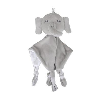 China Kids Gift Newborn Baby Elephant Rabbit Plush Soft Comfort Blanket /comforter Blankets for sale