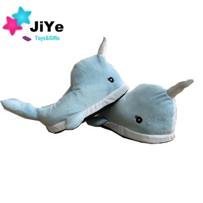 China Anti-odor Fashion Cartoon Whale Ladies Daily Shoes Animal Slippers Shoes for sale