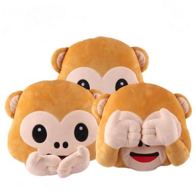 China Monkey Pillow Plush Monkey Anti-Decubitus Cushion/Cheap Monkey Pillows for sale