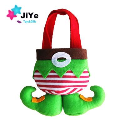 China Polyester Felt Christmas Gift Bag Candy Bags Elfs Packaging Bag For Kids for sale