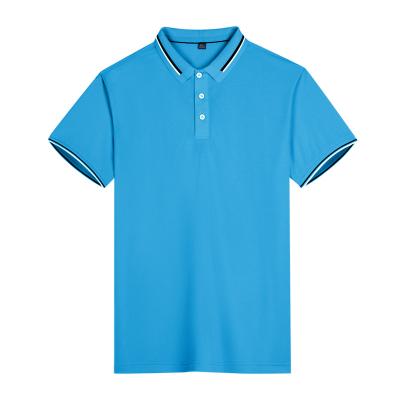 China Anti-Wrinkle Maker Direct Plain Polo Shirts Polyester Spandex T-shirt Golf Polo Shirt For Men's Polo Shirt for sale