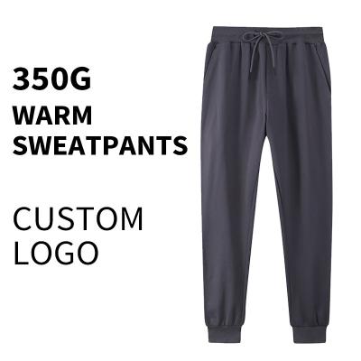 China Popular Custom Anti-Wrinkle Cotton Sports Tracksuit Gym Sports Trouser Pants Solid Color Casual Slacks Ankle Tied Pants For Men for sale