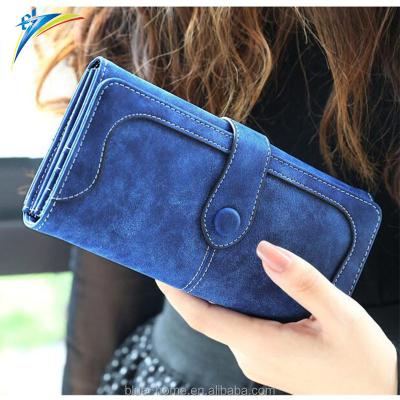 China ENGLAND STYLE 2021 Fashion PU Leather Clutches Purse For Female , Women Retro Matte Quilted Card Bags Lady Wallets for sale