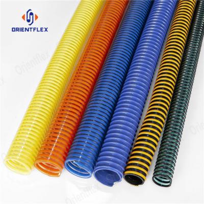 China Durable White Green Blue 3 Inch Corrugated Pressure-PVC Suction And Delivery 8Inch 350Mm Hose for sale