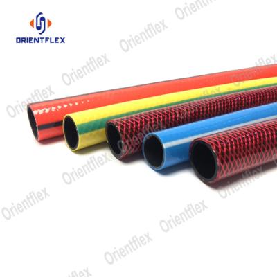 China Adjustable Garden Water Hose / Pipe With Spray Gun Competitive Price Abrasion Resistant Light Weight Braided PVC for sale