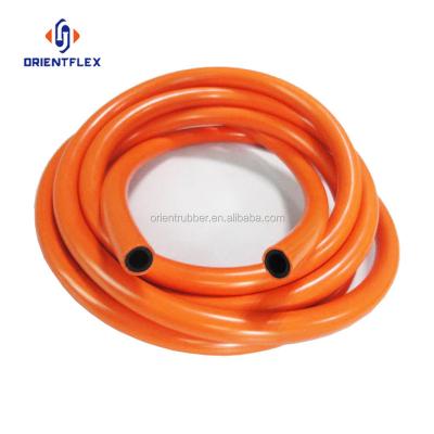 China Carrying Gas and Liquid 12ft 15ft Extra Long Outdoor Flexible Natural Gas Supply Line 30ft Hose Extension and Regulator for Grill/Heater for sale