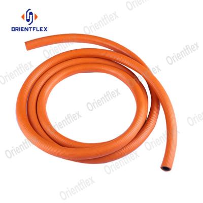 China Transporting Gas and Liquid Corrugated Natural PVC Flexible Braided High Pressure Ozone Lpg Gas Cooker Hose Heavy Duty Yellow Hoses for sale