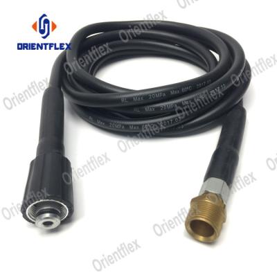 China Non-Kink And Weather Resistant Pressure Joint Parts Quick Release Pressure Joint Hot Water Blast Hose Flexible Cleaning Hose 10m for sale