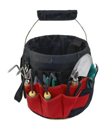 China Suitable Heavy Duty Bucket Tool Organizer Multifunctional Portable Garden Storage Bucket Tool Organizer Bag for sale