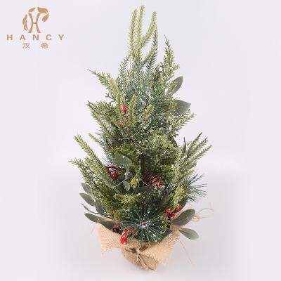 China Natural Touch Assorted Mini Christmas Tree Artificial Pine For Holiday Party Diy Room Table Top Christmas Decor for sale