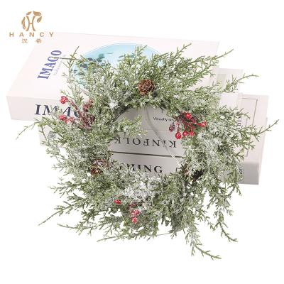 China New Design Touch Natural Hot Sales Large Artificial Flower Christmas Wreath for sale