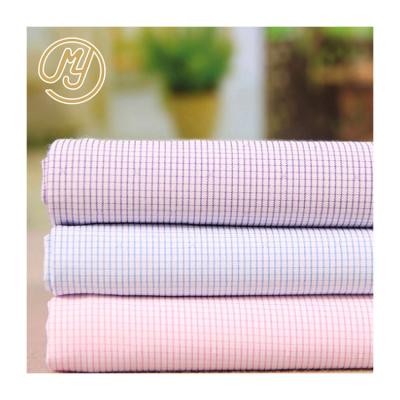 China Other New Style Lattice Yarn Dyed Polyester Cotton Professional Office Uniform Woven Workwear Fabric for sale