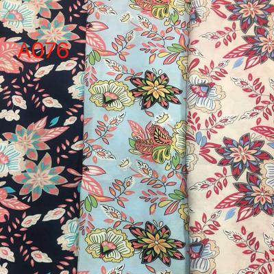 China Other New Style Comfortable Lots Running Garment Printed Flower Rayon Nylon Fabric For Dress for sale