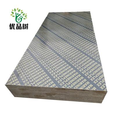 China Formwork Building Veneer Smooth Exterior Black Laminated Concrete Plywood 13.5mm for sale