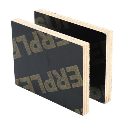 China 18mm Shutter Traditional Formwork Membrane Black Concrete Veneer Plywood for sale