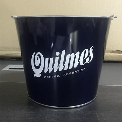 China Existing Mold Customized Litre Tin Ice Bucket For Bar Party Storage for sale