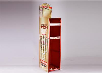 China Large Advertising Storage Metal Beer Display Promotion Showcase Stand for sale