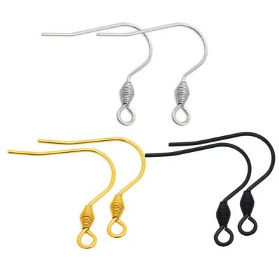 China 316 Stainless Steel DIY Jewelry Material 316 Stainless Steel Earring Hooks Findings For Jewelry Making for sale