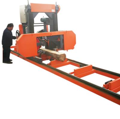 China Automatic Hydraulic Wood Band Saw / Portable horizontal band Sawmill Price for sale