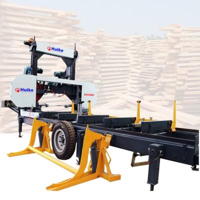 China Automatic horizontal Portable band sawmill / saw mill / chainsaw sawmill zu verkaufen