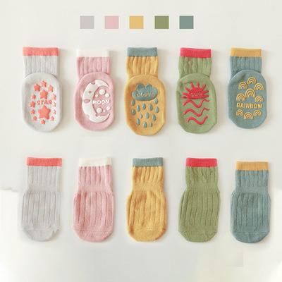 China 2021 New Spring Baby Socks QUICK DRY Non-slip Toddler Toddler Socks Cute Cartoon Cotton Soft Floor Socks for sale